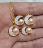 Moon Design Original Pearl Pendant Set