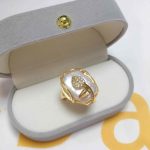 White Color Mother Pearl Adjustable Finger Ring