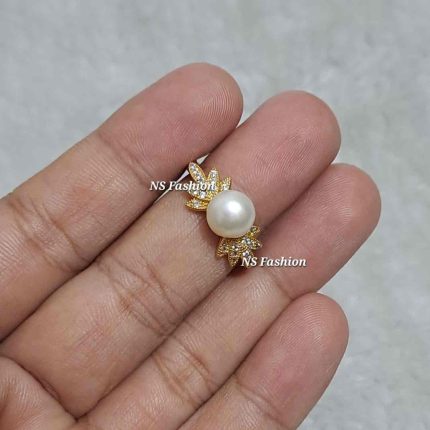 White Color Original Pearl Adjustable Finger Ring