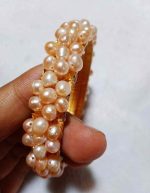 Pink Color Original Pearl Bangle - Image 3