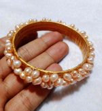 Pink Color Original Pearl Bangle