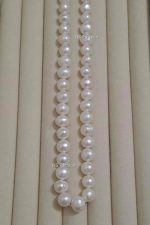 9 mm White Color 100% Original Pearl Necklace - Image 2