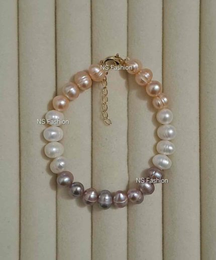 Four - Four Design Multi Color Pearl Bracelet