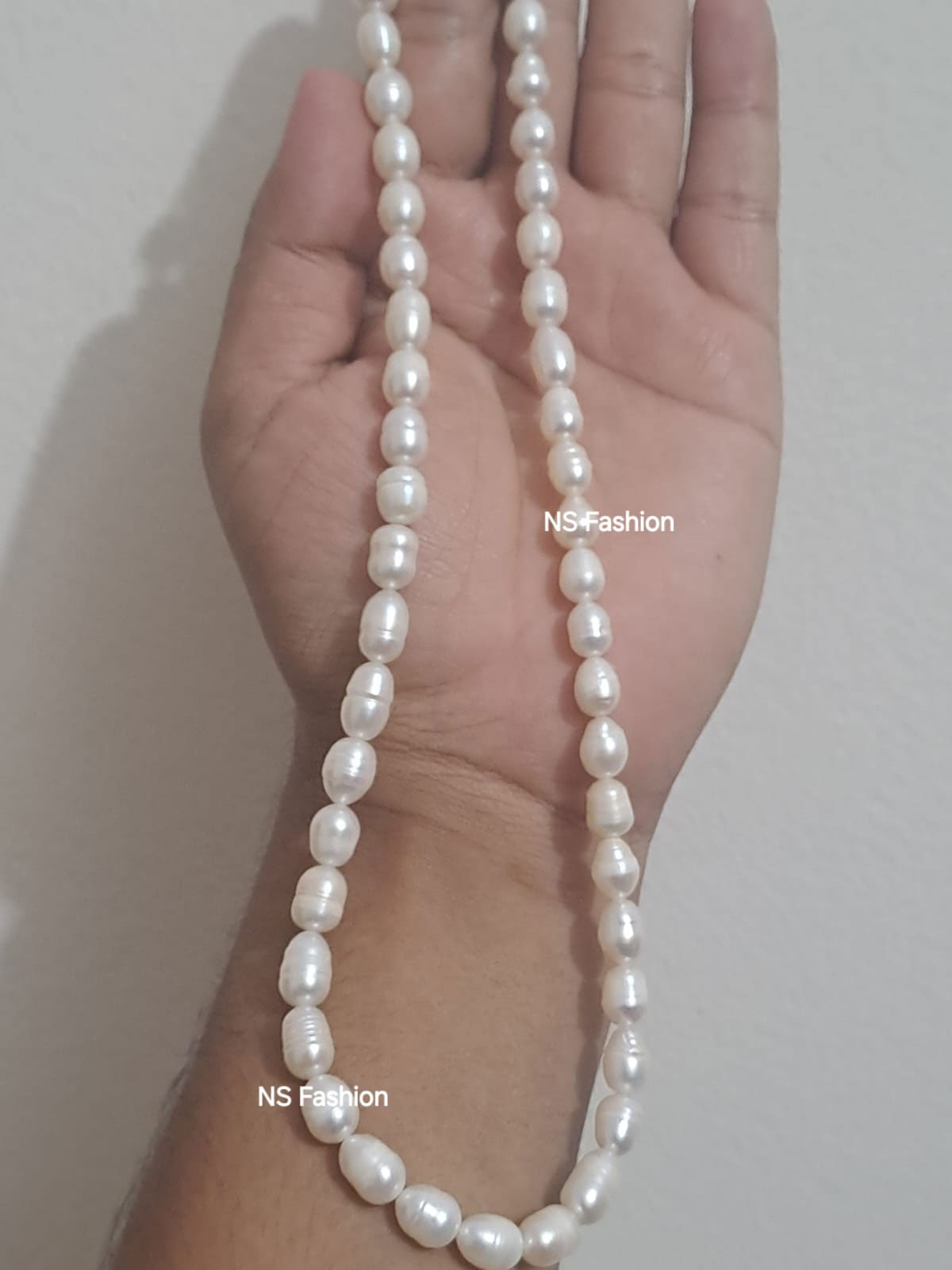 rice-pearl-6--7-mm-necklace 6-7 mm Rice Pearl Necklace - Image 1