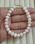 100% Original White Color Pearl Adjustable Bracelet - Image 2