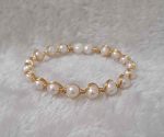 White Color Pearl Adjustable Bracelet