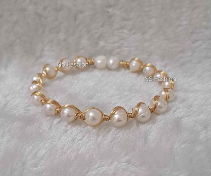 White Color Pearl Adjustable Bracelet