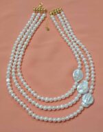 100% Original Freshwater Pearl with Royal Baroque Pearl Necklace - Image 2