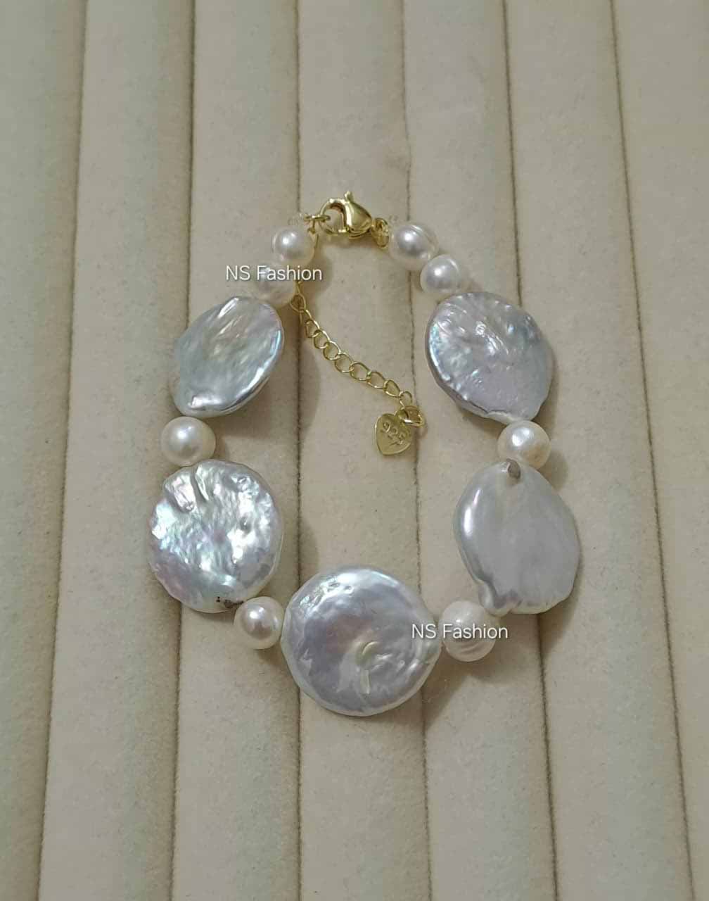 baroque-pearl-adjustable-bracelet Baroque Pearl Adjustable Bracelet - Image 1